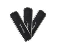 Intenso Speed Line - Memoria USB 3 x 32 GB USB 3.2 Gen 1x1 - Memoria USB A con hasta 70 MB/s, Multipack