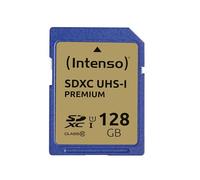 Intenso - Tarjeta de memoria SDXC de 128 GB (45 MB/s, Clase 10, UHS-I)