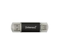 Intenso Twist Line - Memoria USB Doble (512 GB, 3.2 Gen 1x1, USB-C y USB-A, 70 MB/s, Color Antracita)