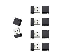 Intenso Unidad Flash USB Micro Line de 16 GB, 5 Unidades, Mini USB 2.0, Memoria extraíble, Portador de Datos Compacto para PC, portátil, Coche y TV, Negro, 5 x 16 GB