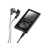 Intenso Vídeo Scooter BT MP3 Player con Bluetooth 5.0, Pantalla a Color de 1,8 Pulgadas, 64 GB microSD, USB-C, batería de hasta 18 Horas, Incluye Auriculares, Color Negro