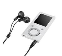 Intenso Vídeo Scooter BT MP3 Player con Bluetooth 5.0, Pantalla a Color de 1,8 Pulgadas, 64 GB microSD, USB-C, batería de hasta 18 Horas, Incluye Auriculares, Color Blanco