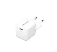 Cargador pared intenso gan w30c usb tipo c blanco + cable usb tipo c a lightning