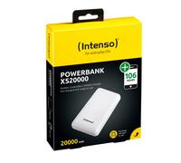 Intenso - XS20000 Powerbank Zusatzakku LiPo 20000 mAh 7313552 Polímero de litio Blanco