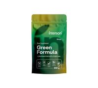 Intenson Mango, Super Greens en Polvo, 300 g | Mezcla de Superalimentos con Chlorella, Espirulina, Ashwagandha con OPC y Moringa, Sin Azúcar, Naturalmente Endulzado