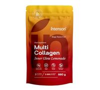 Intenson Multi Collagen Inner Glow Lemonade, Mango-Passion Fruit, 660g, 5 Tipos de Colágeno, Ácido Hialurónico, Vitaminas C y A, Sin Azúcar, 60 Porciones
