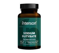 Intenson Natriumbutirato, 720 mg por dosis diaria, alto contenido de ácido butírico, 90 cápsulas veganas, suministro para 45 días, fórmula limpia sin aditivos innecesarios