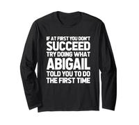 Intenta Hacer lo Que Abigail te Dijo Que hicieras... Funny Name Abigail Manga Larga