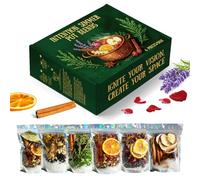 Intention - Mezcla de ollas a fuego lento, olla a fuego lento para estufa, popurrí con infusión de Reiki, kit de popurrí para un acogedor aroma en el hogar, meditación y espacios rituales, juego de 6