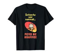 Intento Ser Normal Pero Me Aburro Camiseta Graciosa Camiseta