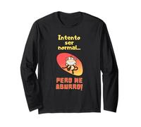 Intento Ser Normal Pero Me Aburro Camiseta Graciosa Manga Larga