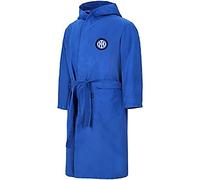 Inter Accappatoio In Albornoz de Microfibra I001, Unisex Adulto, Azul Claro, M
