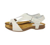 INTER-BIOS 4420 Sandalias de piel para mujer, en color gris, bonito diseño con cierre de velcro en el tobillo, ideales para verano hechas en España MUJER SANDALIAS GRIS 38, 2379138
