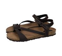 Inter-BIOS 7219 Calzado de Verano Piel Natural, Plantilla anatómica de Corcho y látex, diseño Fresco, Cierre Ajustable, Hechas en España Mujer Sandalias
