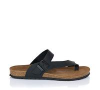 INTER-BIOS 9511 Sandalia Piel Dedo Bio Hombre Negro 43