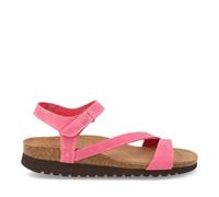 INTER-BIOS - Sandalia confort en piel con cierre velcro 7219C para: MUJER color: FUXIA talla: 39, 582601-39