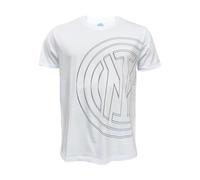 Inter Camiseta Oversized Logo Blanca Camiseta Hombre Unisex - Niños y Niños