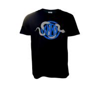 Inter Camiseta Snake Logo Negra Camiseta Hombre Unisex - Adulto