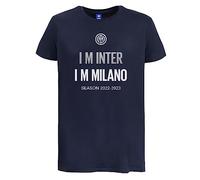 Inter Champions Shirt Camisetas, Azul Marino, L Unisex Adulto
