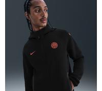 Inter de Milán Tech Windrunner Sudadera de fútbol de tejido Fleece con capucha Nike Total 90 - Hombre - Negro L
