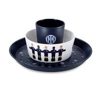 Inter - Juego de comedor colección Fútbol Balilla, juego de papillas. Producto oficial.