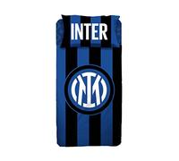 Inter, Juego de sábanas para Cama de una Plaza y Media, sábana Bajera Ajustable, Funda de Almohada, 100% algodón, Producto Oficial