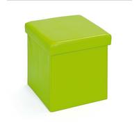 Inter Link - Caja de almacenaje con tapa - Caja plegable - Cajas lavables - Poliuretano - Cajas - Para ropa, juguetes - Espacio de almacenaje - 38 x 38 x 38 cm - Verde- Setti