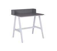 Inter Link - Escritorio Infantil - Escritorio Ajustable en Altura - para niños - con Accesorio - Mesa Estable - Habitación Infantil - Ergonómico - Mesa de Estudio y Trabajo - Blanco/Gris - Emmelie