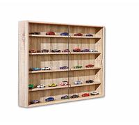 Inter Link - Vitrina de colección - Vitrina - Estantería de pared - Vitrina de cristal - Estantería de pared - Estantería colgante - MDF -Beige (Roble Sonoma), (80x60x9.5 cm) Collectizioni