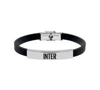 Inter Pulsera de cuero y acero