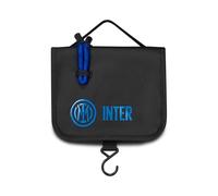 Inter Seven - Neceser para niños, Color Negro y Azul, con asa, para Viaje y Tiempo Libre, Negro, Moderno