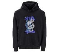 Inter - Sudadera con Capucha Bold Collection, colección Graffiti, Sudadera Ligera para Hombre, Fabricada en Italia, Producto Oficial, Color Negro, Talla S