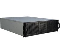 Inter-Tech Caja Rack 3U 3U-30240 - ATX/Flex-ATX/Mini-ITX Acero Negro USB 3.2 Sin fuente