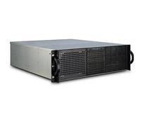InteR-Tech 3U-30248 Supporto Nero, Acciaio Inox (inteR-Tech Ipc 3U-30248 - RacK-Monterb)