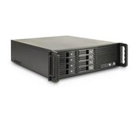 Inter-Tech 3U-3508 Soporte Negro (Case IPC Storage 3U-3508, o. PSU) Inter-Tech