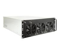 InteR-Tech 4f28 Supporto Nero, Argento (inteR-Tech 4f28 Mining - RacK-Monterba)