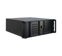 4U-4098-S Estante Negro, Servidor de vivienda negro, Estante, Servidor, Negro, ATX, micro ATX, uATX, Mini-ITX, Acero, 4U