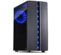 Inter-Tech 88881309 carcasa de ordenador ITX-Tower Negro - Caja de ordenador (ITX-Tower, PC, Negro, ATX,ITX,uATX, Hogar / Oficina, Azul)
