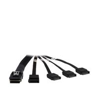 Inter-Tech Cable SATA 88885237 0,65 m Negro – Conectores macho rectos