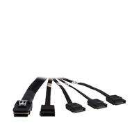Inter-Tech 88885237 cable de SATA 0,65 m Negro - Cable SATA (0,65 m, Male connector / Male connector, Negro, Derecho, Derecho, 0,035 g)