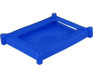 Inter-tech 88885384 funda para disco duro externo silicona azul