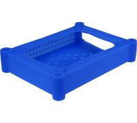 Inter-tech 88885385 funda para disco duro externo silicona azul