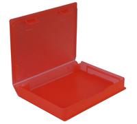 Inter-tech 88885390 funda para disco duro externo plástico rojo