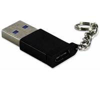 Inter-Tech Adaptador USB IT88885460 – USB 3.0 Tipo A macho a Tipo C hembra Negro