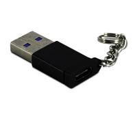 Inter-Tech Adaptador USB IT88885460 – USB 3.0 Tipo A macho a Tipo C hembra Negro
