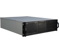 Inter-Tech Caja Rack 3U 3U-30240 - ATX/Flex-ATX/Mini-ITX Acero Negro USB 3.2 Sin fuente