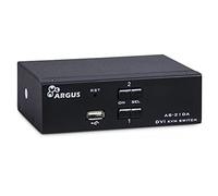 Inter-Tech 88887200 IPC KVM Switch AS de 21da DVI Metal