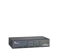 Inter-Tech 88887201 IPC KVM Switch AS-41DA DVI metálico
