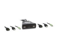 Inter-tech 88887340 interruptor kvm negro