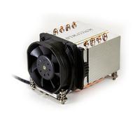 Inter-tech a-24 procesador enfriador 6 cm aluminio, negro